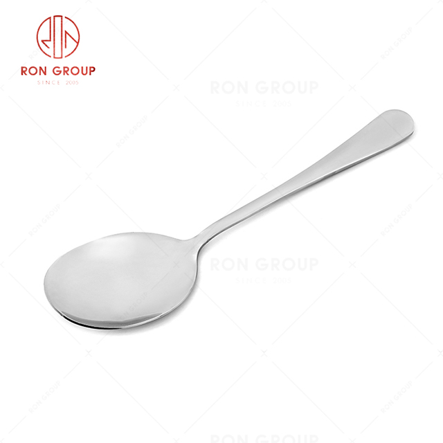 RN0050E01897 Hot Sale  High Quality Durable Silver Stainless Steel Serving Spoon