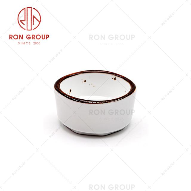 Exquisite Portable Small Round Dish Modern Restaurant Dinnerware