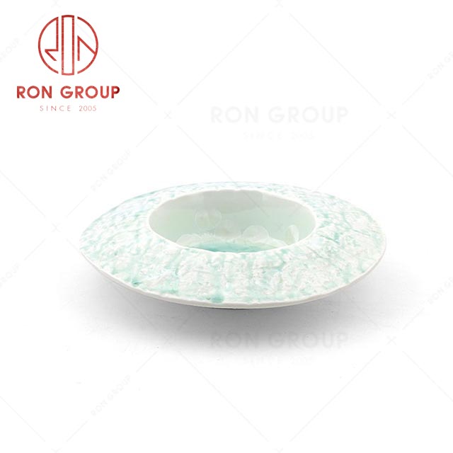 RN0660P00524 Hot Selling High Quality Exquisite Ceramic Wide Rimmed Bowl