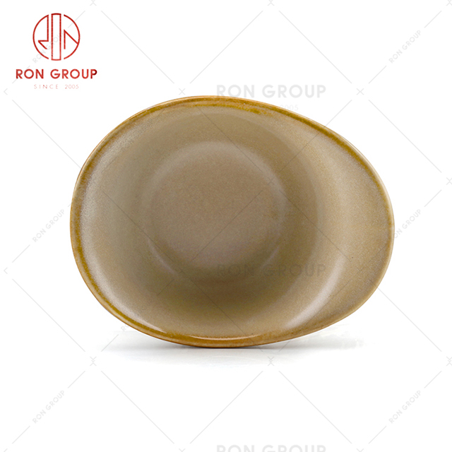 High grade hotel dinnerware restaurant creative tableware reception snack candy ceramic bowl