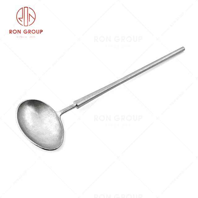 RN0050E01814 Hot Sale High Quality Exquisite Durable Silver Stainless Steel  Dessert Spoon