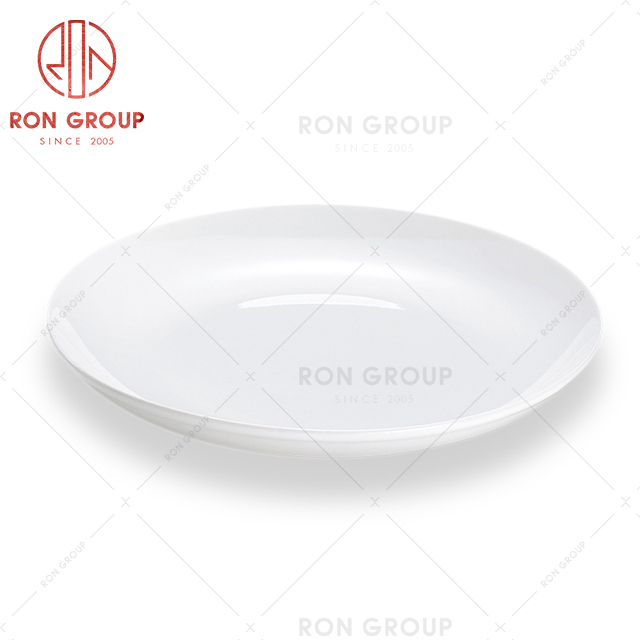 Wholesale high quality fine porcelain ceramic plate design for hotel restaurant