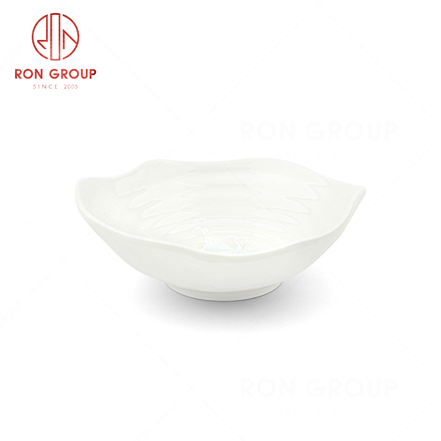 RN0660P00119  Wholesale Classic Simple Design Elegant White  Ceramic  Bowl