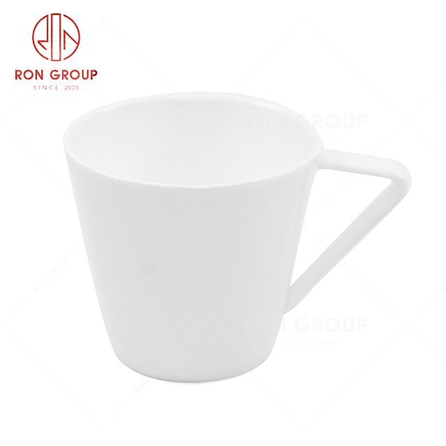 RN0037P06183 Hot Sale Classic Simple Design Bone China  Coffee Cup