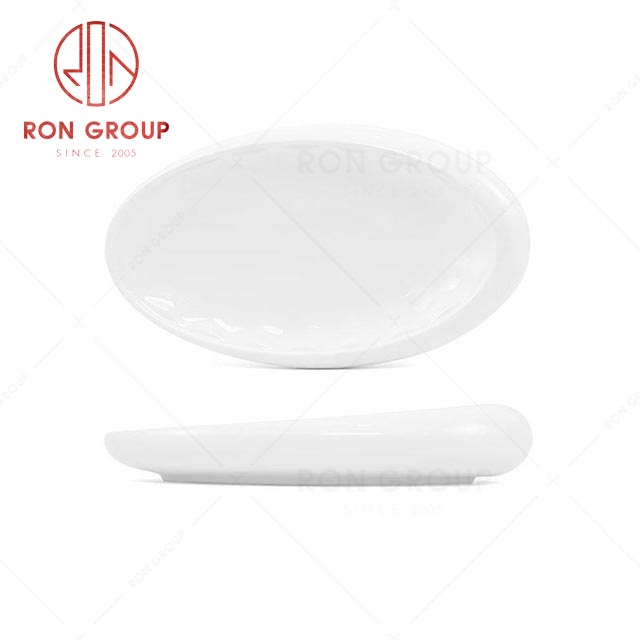 RN0037P06797-98-99 Wholesale Unique Design Premium White Porcelain Oval Plate