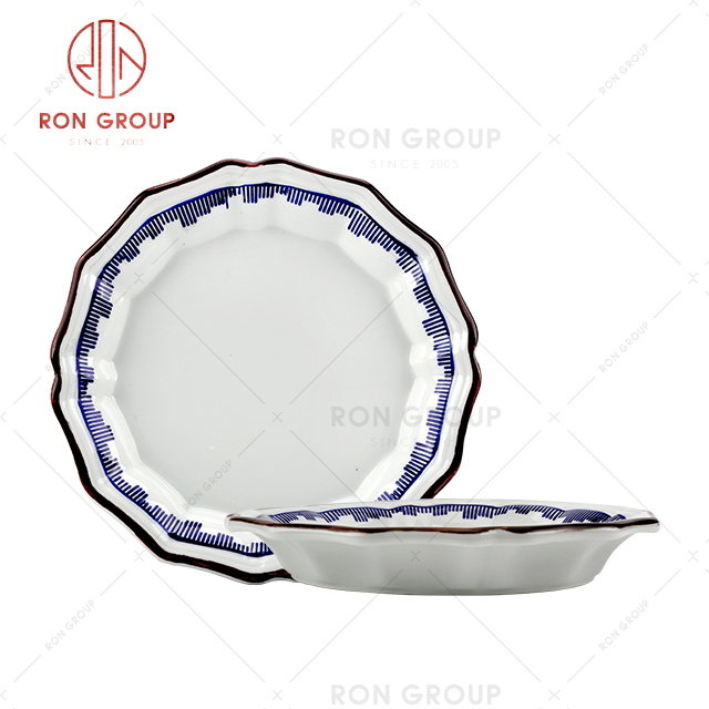 factory price restaurant hotel tableware set dinnerware bone China dessert plate