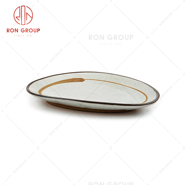 Guaranteed quality restaurant multi specification ceramic tableware artistic design seed plate