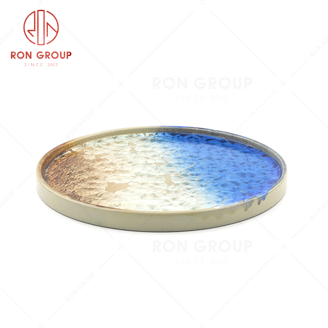 RN0660P00812-877  Hot Selling Unique Design Ceramic  Round Plate