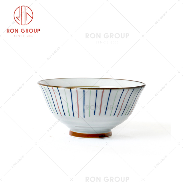 2020 cheap custom logo large ceramic dessert bowls