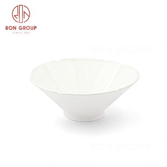 RN0660P00056  Hot Selling High Quality Exquisite Snow Crystal Collection Ceramic Bowl