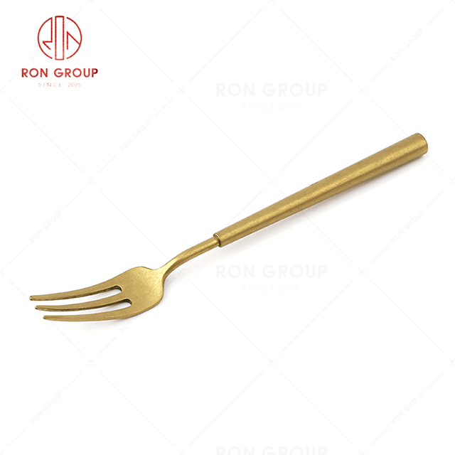 RN0178E00096 Hot Sale High Quality Exquisite Stainless Steel Barton Series-- Three Toothed Fruit Fork