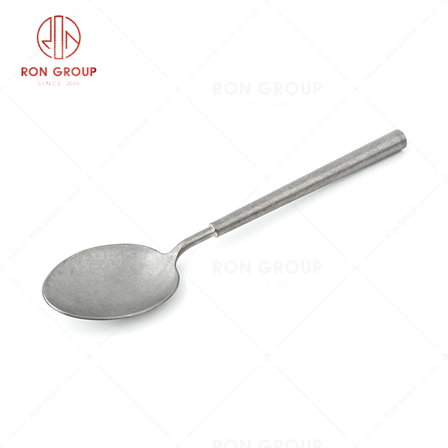 RN0178E00032  Hot Selling High Quality  Stainless Steel Cutlery Barton Series-- Dessert Spoon