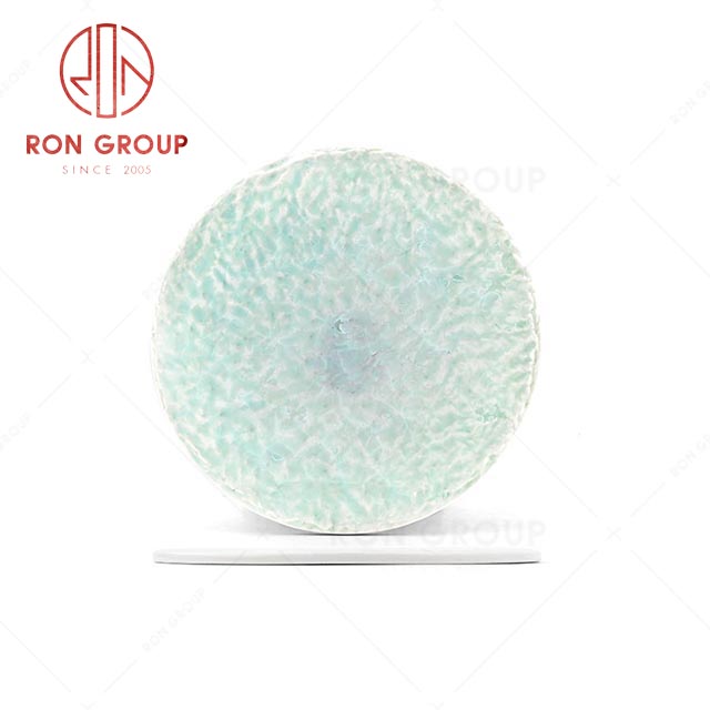 RN0660P00540  Hot Selling Unique Design Round Flat Ceramic Plate