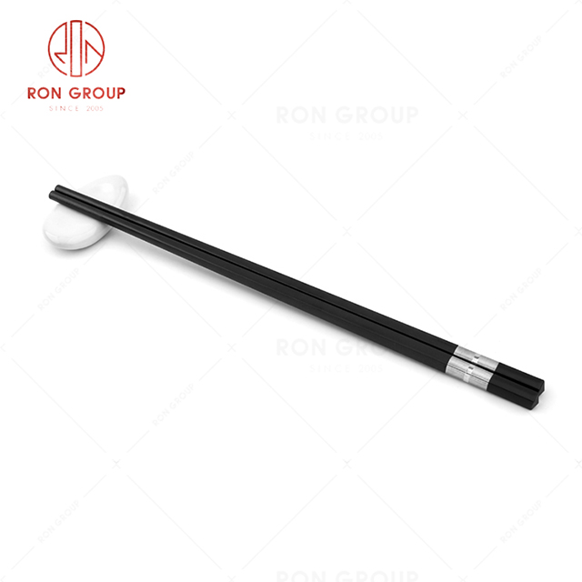 RN0573S00058 Hot Selling Classic Asian Style  Durable Alloy Chopsticks