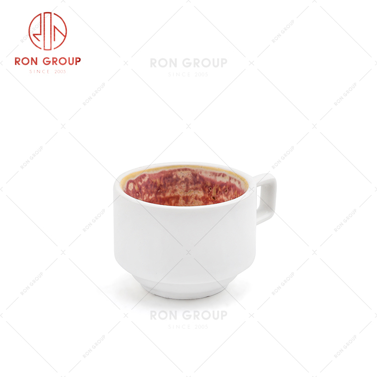 restaurant one stop service high quality durable ceramic table coffee soup cup