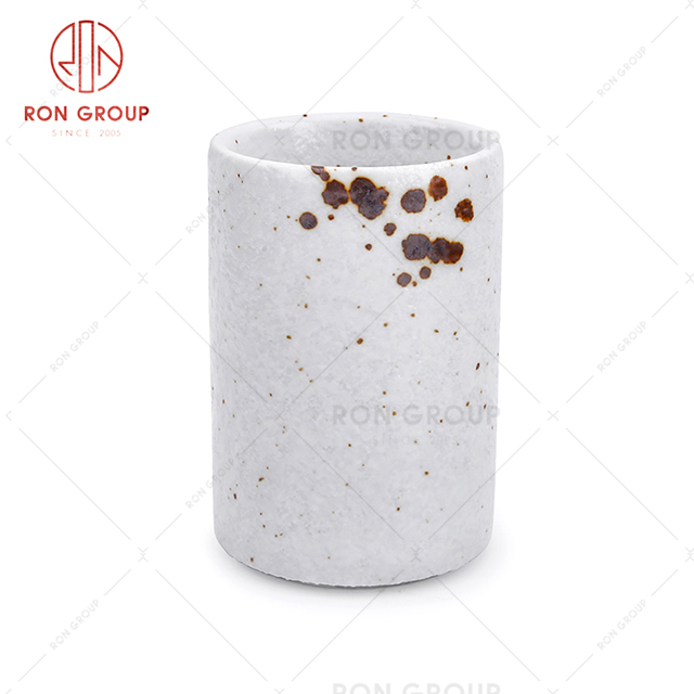 Factory direct selling high-quality ceramic dot ink design hotel high ceramic cup