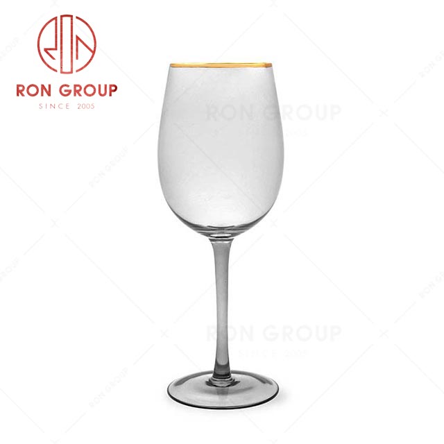 RN0048G00029 Hot Selling Classic Gold Rim White Wine Glass