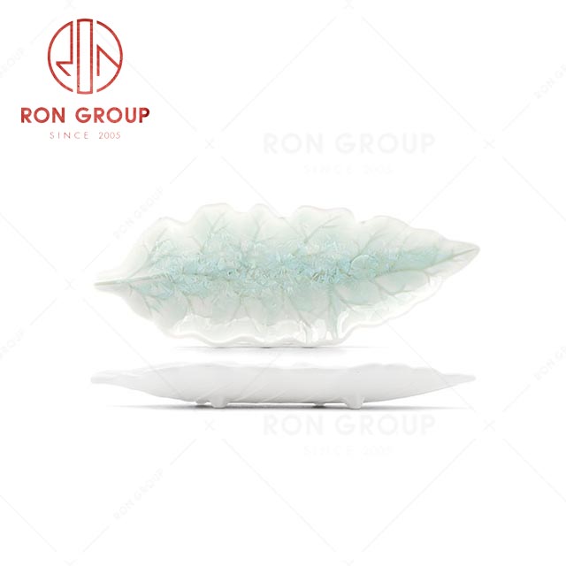 RN0660P00558  Hot Selling  Unique Design Exquisite  Leaf Plate