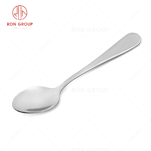 RN0050E01910 Wholesale High Quality Durable Silver Stainless Steel Small Coffee Spoon