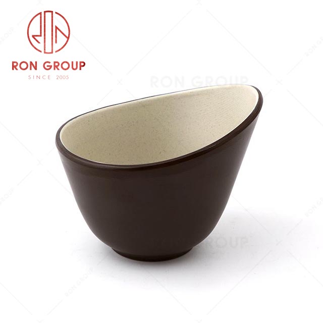 RN0011M02144  Wholesale Durable Terracotta Brown Series Melamine Cup 