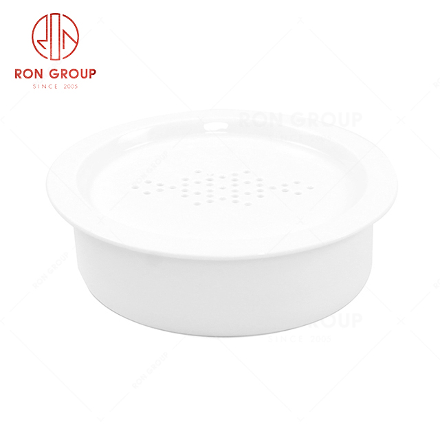 RN0037P06156  Wholesale Pure White Durable and Heat-resistant  Bone China  Teaboard Set