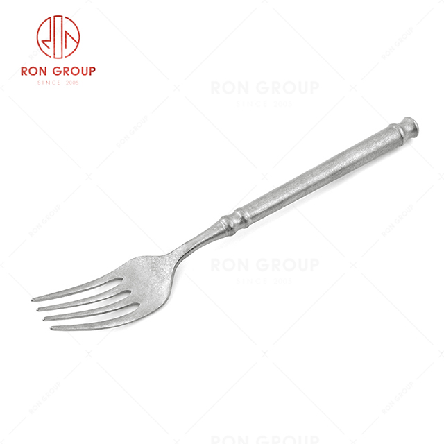 RN0050E01771 Wholesale High Quality Fine and Durable Silver Stainless Steel Dessert Fork