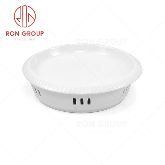 RN0037P06350-53 Hot Selling High Quality  White Ceramic Soup Plate and Stove Seat