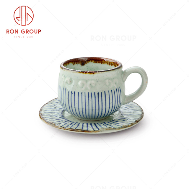 Hot selling restaurant tableware fine rain series cups set