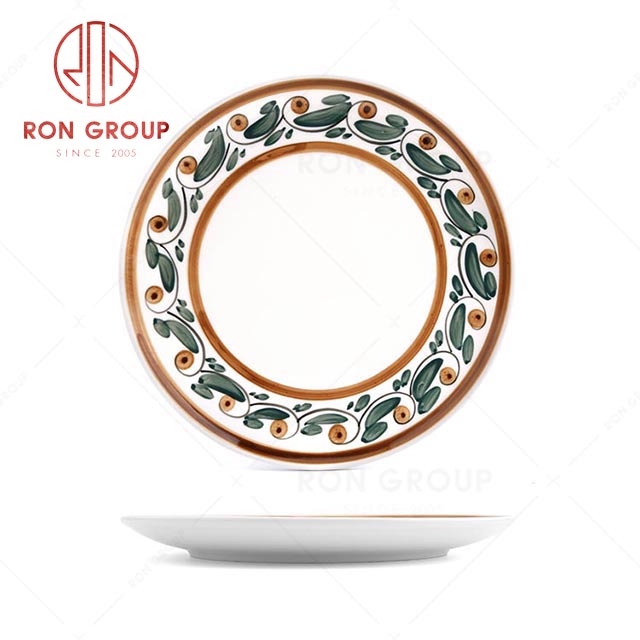 Premium Customized Hand-painted Restaurant Ceramic Dish