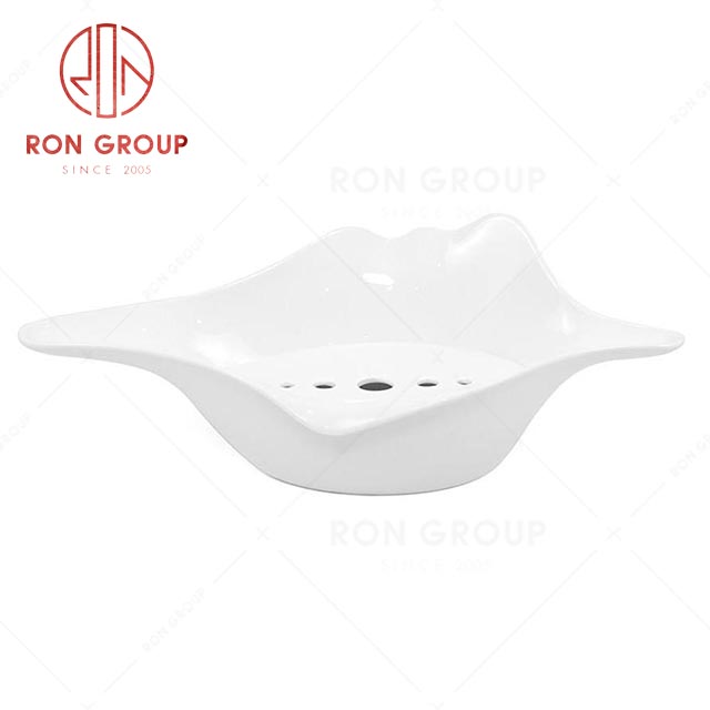 RN0037P06537 Hot Selling Unique Design Ceramic Soup Plate