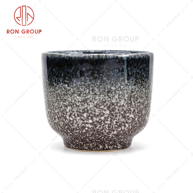 Hotel commemorative activities gifts high quality restaurant ceramic hand-painted starry sky short cup