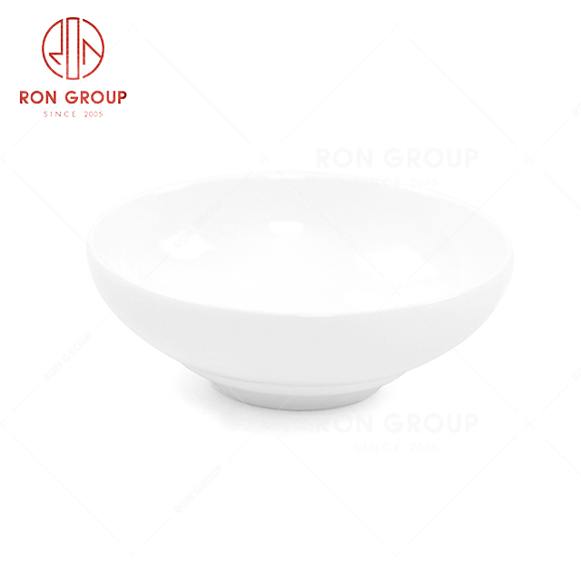 RN0037P06172  Wholesale High Quality Pure White Bone China Bowl